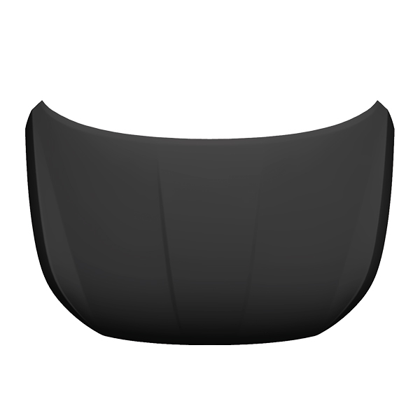 Capo compatível com HB20 23/, produzido em aço carbono na cor preta, com as mesmas especificações do produto original.