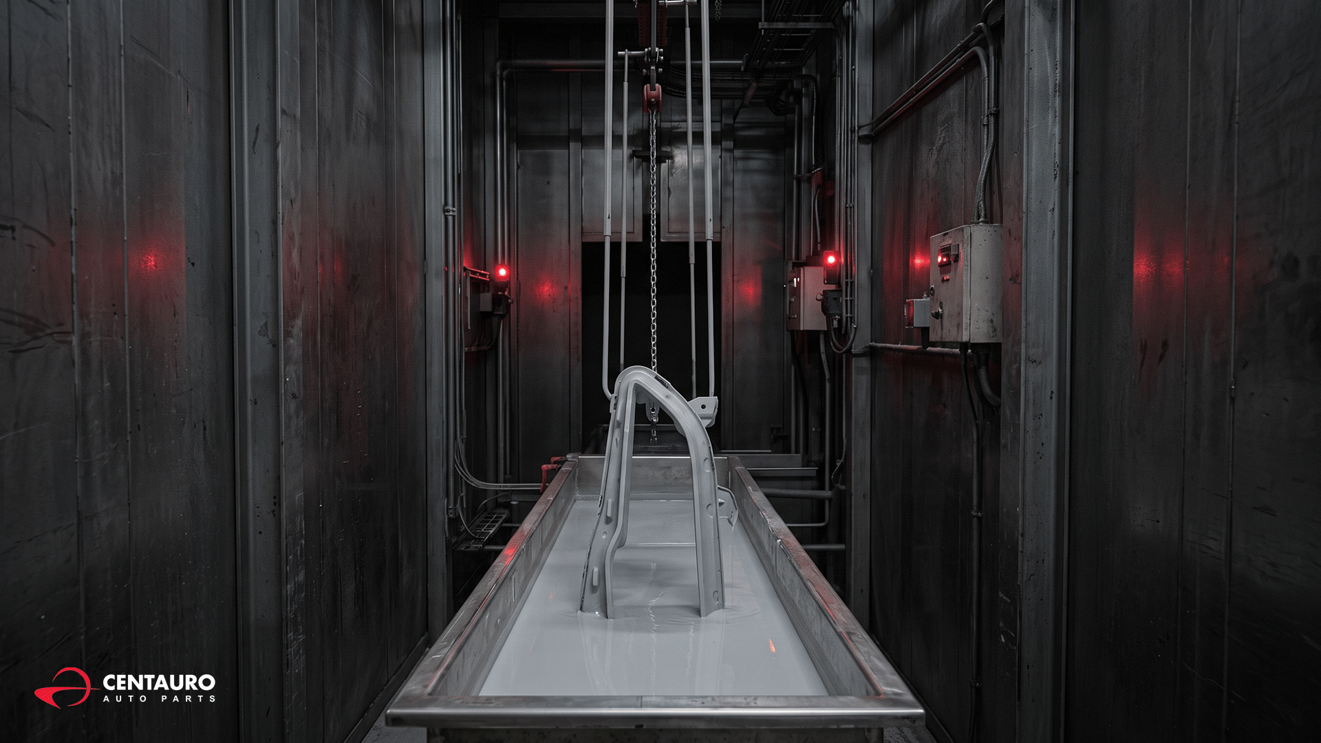 Pintura KTL: o que é, como funciona e quais benefícios oferece às peças de lataria automotiva. Explicar de maneira didática o processo de pintura por cataforese, mostrando como o banho à base de água, a corrente elétrica e a cura térmica contribuem para uma cobertura uniforme, mais proteção contra a corrosão e acabamento cinza primer. O texto apresenta a tecnologia como prova da evolução da Centauro e traduz seus atributos técnicos em consequências práticas para o mercado de reparação.